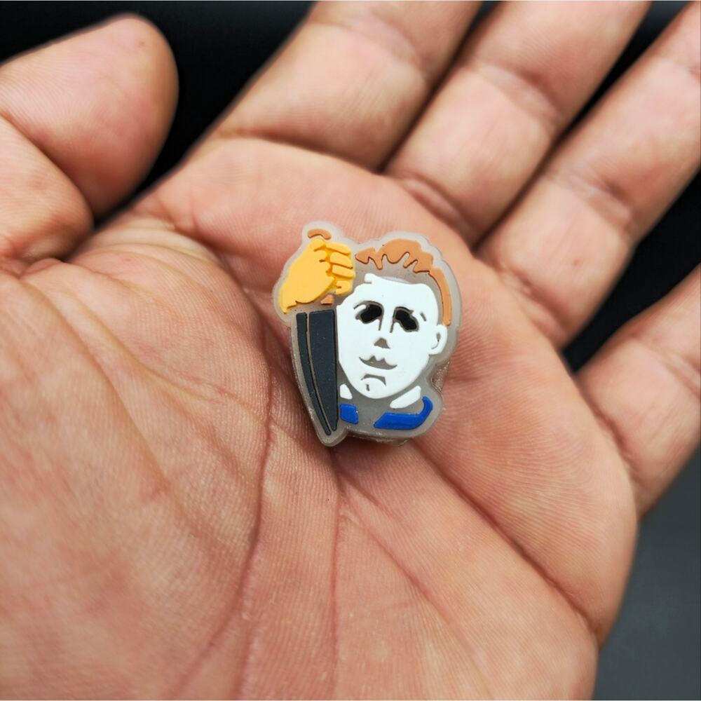 Michael Myers Croc Charm